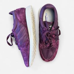 adidas Purple Athletic Shoes with Textured Design